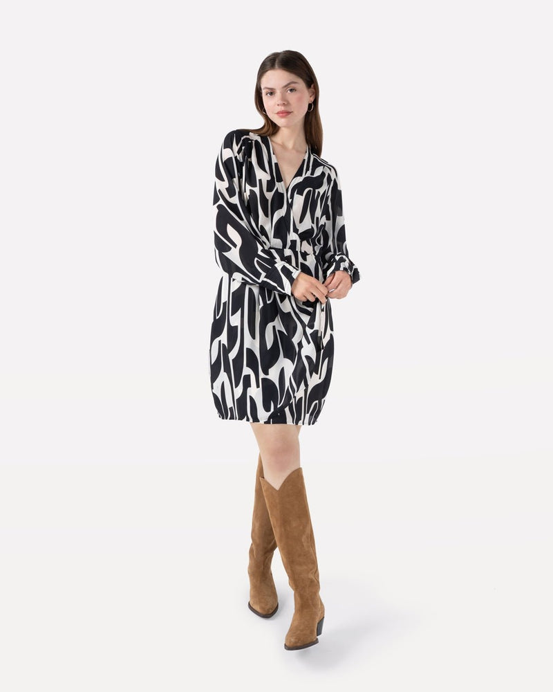 Azra graphic dress - Another-Label